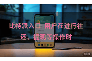 比特派入口 用户在进行往还、提现等操作时