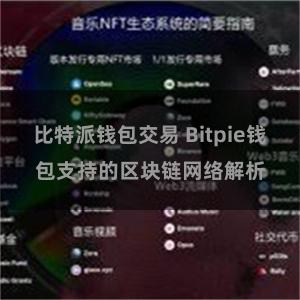 比特派钱包交易 Bitpie钱包支持的区块链网络解析