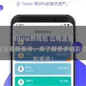 Bitpie热钱包 比特派官方在线客服服务，来了解更多精彩资