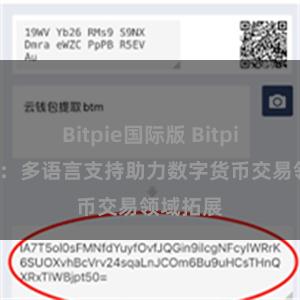Bitpie国际版 Bitpie全球化：多语言支持助力数字货币交易领域拓展